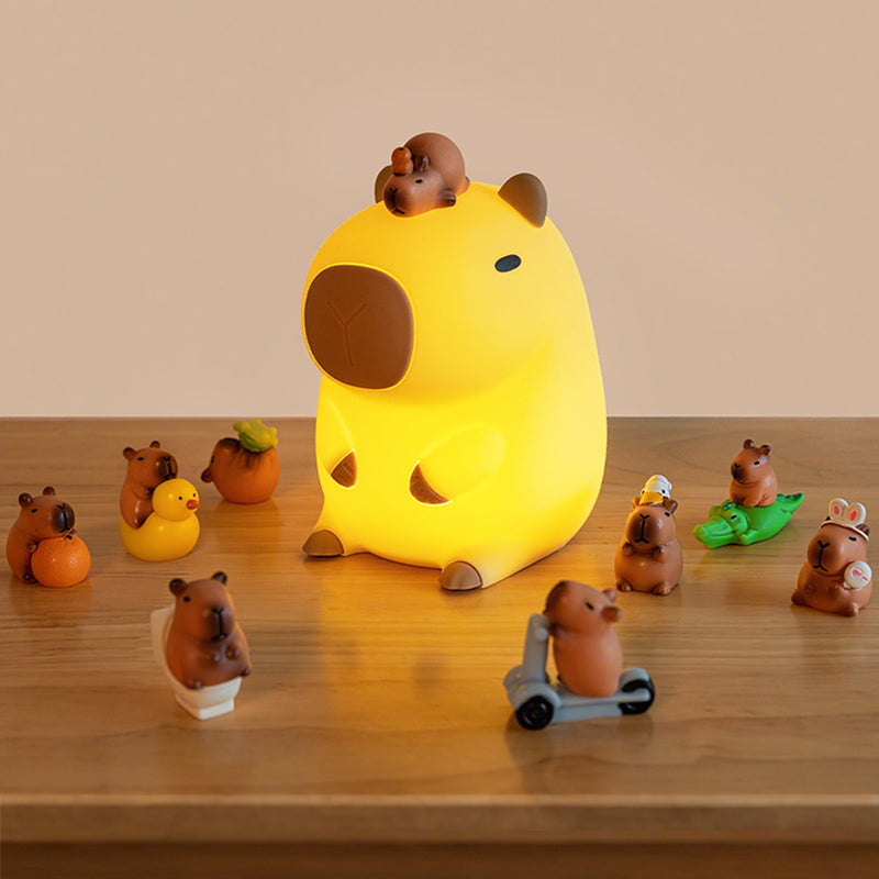 Capybara Squishy Night Light - Perfect Gift 🎁