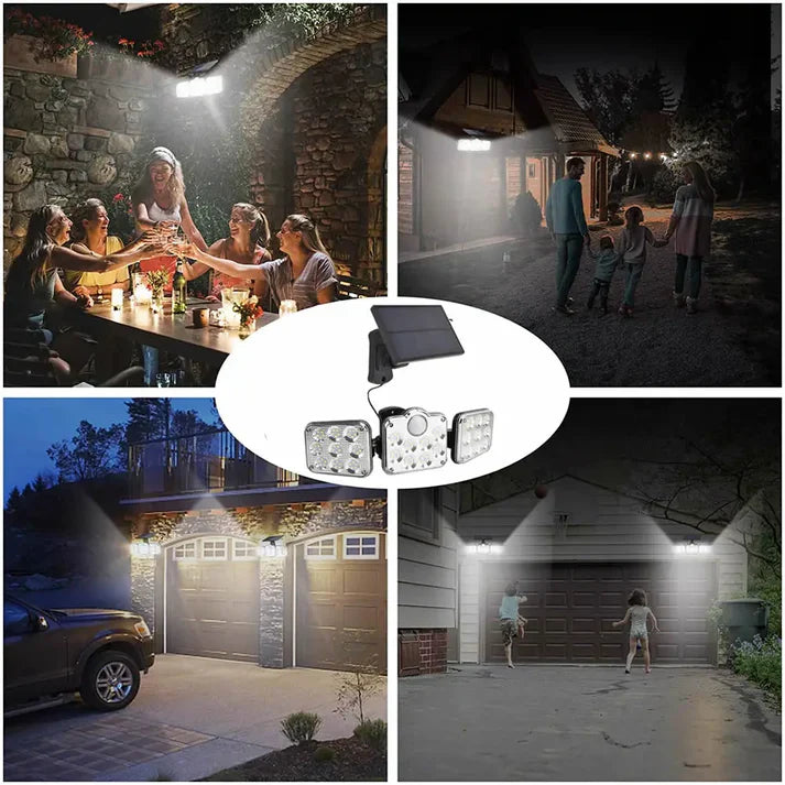 LED Solar Motion Sensor Light
